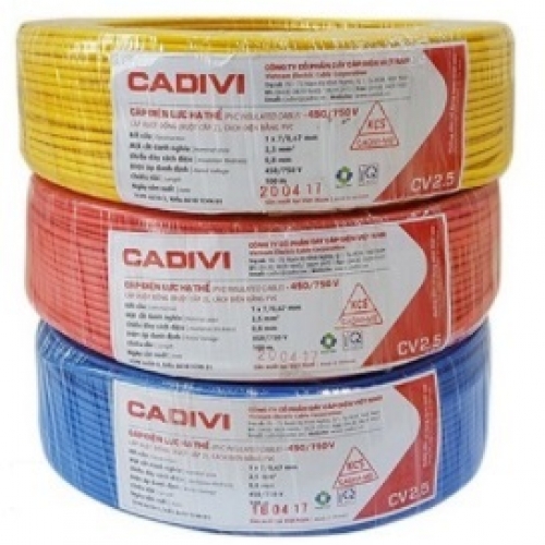 Cáp điện CV 1.0 - 0,6/1kV