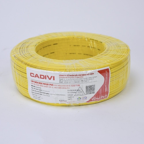 Cáp điện VCmd 2 x 1.0 – 0,6/1 kV