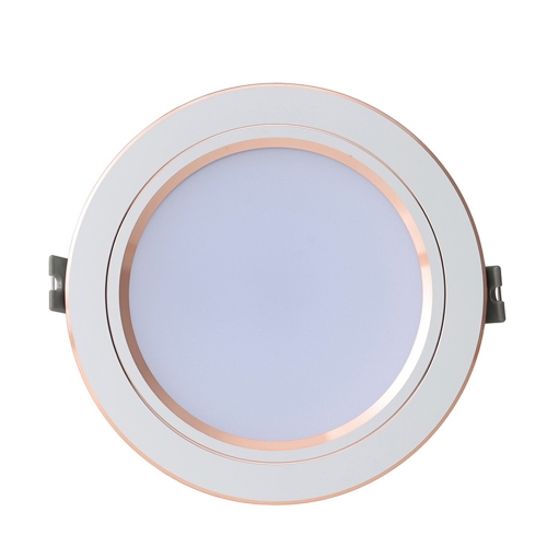 Đèn LED Âm trần Downlight Đổi màu 12W D AT10L DM 110/12W (Viền vàng)