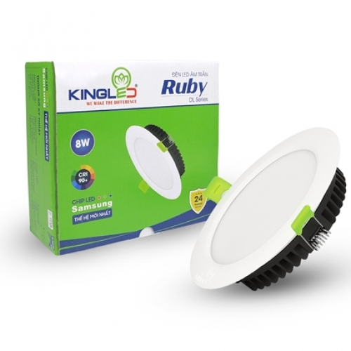 Đèn Âm Trần Ruby 08W Đổi Màu