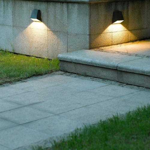  Đèn Gắn Tường Trang Trí Ngoài Trời LED NBL2691S Ánh Sáng Vàng