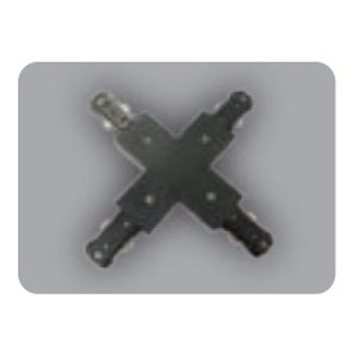 Khớp nối chữ thập thanh ray loại H màu trắng NTR-4CB