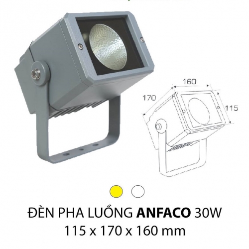 Pha Led Anfaco 008-30W ánh sáng trung tính