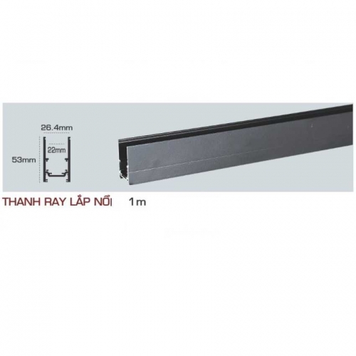 Thanh ray lắp nổi 1m