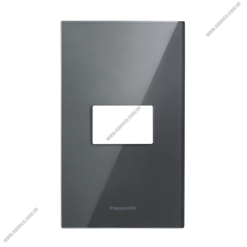 Mặt dùng cho 1 thiết bị ( Nhựa Acrylic ) màu xám ánh kim WEGH6801CYH-VN