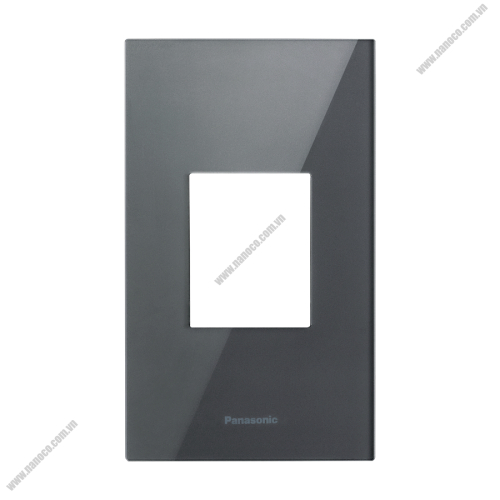 Mặt dùng riêng cho ổ đơn 3 chấu ( Nhựa Acrylic ) màu xám ánh kim WEGH68029CYH-VN