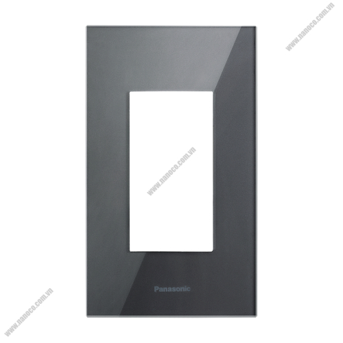 Mặt dùng cho 3 thiết bị ( Nhựa Acrylic ) màu xám ánh kim WEGH6803CYH-VN