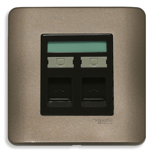 Bộ ổ cắm mạng CAT6 đôi E8432RJS_6_SZ_G19