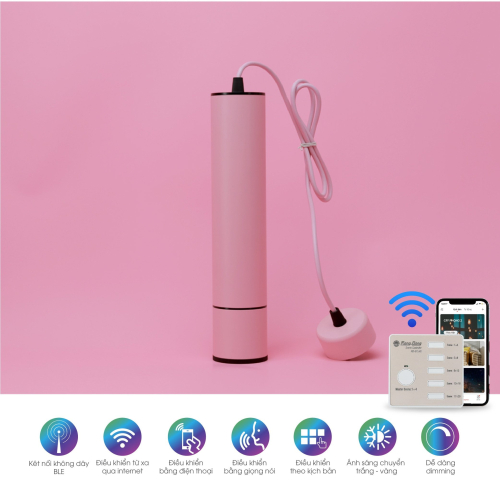 Đèn LED Thả trần đổi màu TTR01.BLE 12W