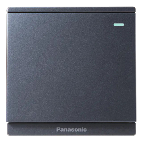 Bộ 1 công tắc B, xám ánh kim, có chỉ báo WMF511MYH-1VN