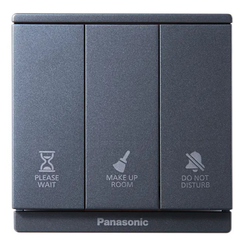 Bộ 3 công tắc 3 chức năng, xám ánh kim WMF984MYH-VN