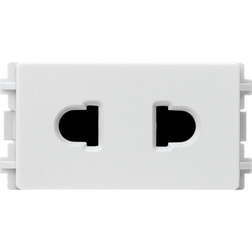 Ổ cắm đơn 2 chấu 10A, size S 84426SUS_WE_G19