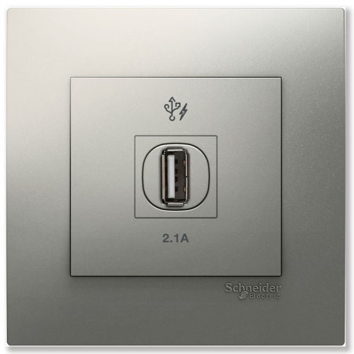 Bộ ổ cắm sạc USB đơn 2.1A KB31USB_AS_G19