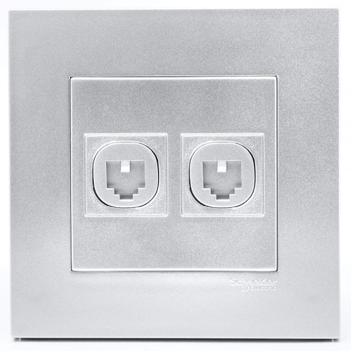 Bộ ổ cắm điện thoại đôi KB32TS_AS