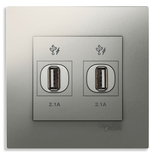 Bộ ổ cắm sạc USB đôi 2.1A KB32USB_AS_G19