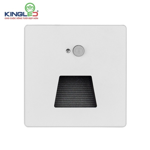 ĐÈN ÂM BẬC CẦU THANG MẶT TRẮNG - CẢM BIẾN