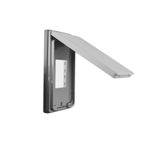 Mặt che mưa cho ổ đơn 3 chấu màu xám  WEG79029HK-VN