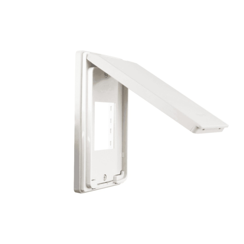 Mặt che mưa cho ổ đơn 3 chấu màu trắng WEG79029SWK-VN