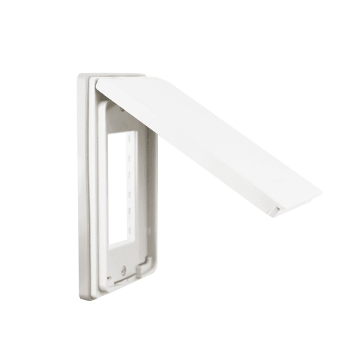 Mặt 3 có nắp che mưa màu trắng  WEG7903SWK-VN