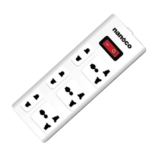 Ổ cắm có dây 3 ổ đa năng, 3 ổ 2, 10A  NES3332-3S1