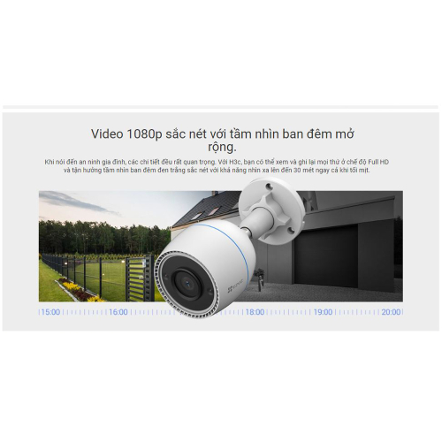 Camera WiFi 2MP - H.265 CS-H3c-R100-1K2WF