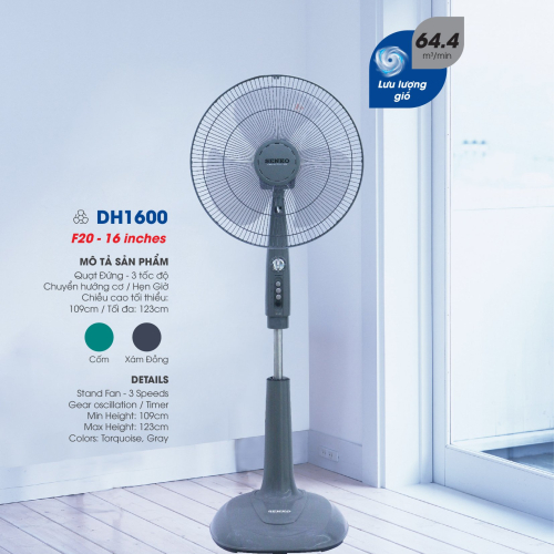 Quạt đứng Senko DH1600