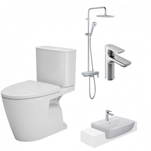 Bộ thiết bị vệ sinh AC-602VN + AL-345V + LFV-612S + BFV-615S-8C