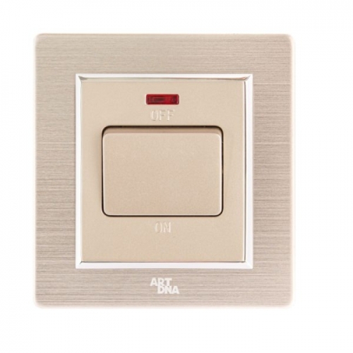 Bộ Công Tắc 20A-A78-K30 - Nhôm Vàng