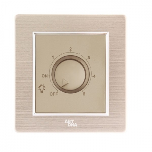 Bộ Chiết Áp Đèn A78-K09 - Nhôm Vàng