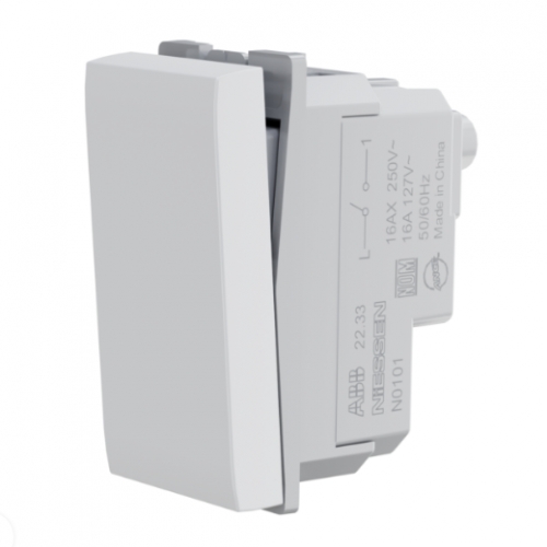 Công tắc 1 chiều 16A size 1M N0101 BL