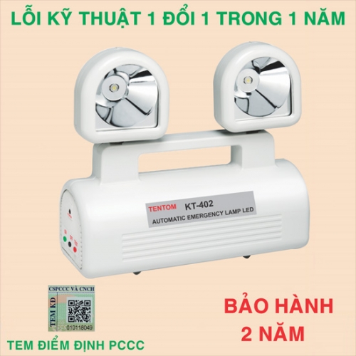 Đèn sạc chiếu sáng khẩn cấp KENTOM KT 402 PIN (không tem)