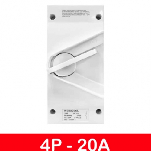 Cầu dao cách ly 4P-20A WSD420CL