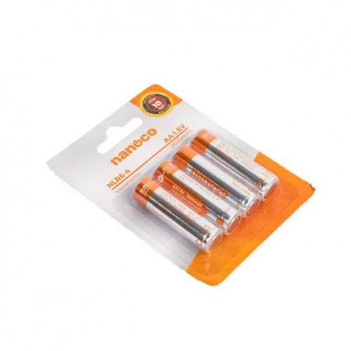 Pin Alkaline AA 1.5V 2600mAh 4v/blister NLR6-4