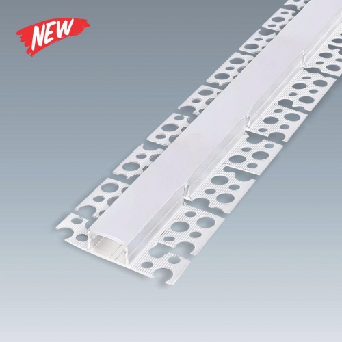 Thanh nhôm LED định hình uốn cong âm viền Anfaco B15-2D