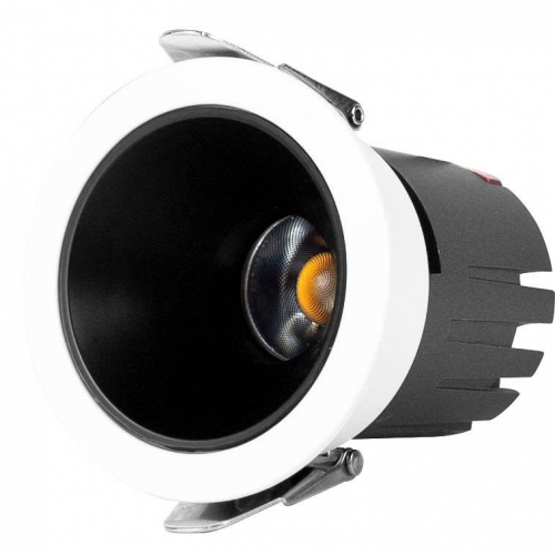 Đèn led âm trần chiếu rọi ZIRCON 7W, choá đen DA-DLRS-7SS-T63-V/TT/T