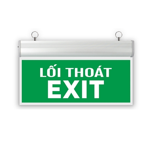 Đèn Exit Mika, công suất 3W, chỉ hướng lối thoát, 02 mặt EXM-3-2M